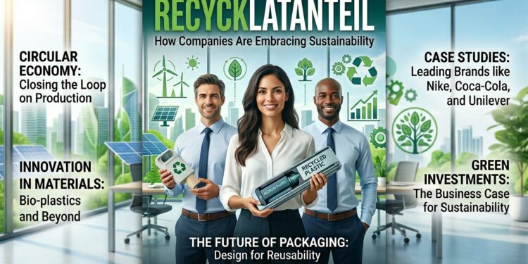 Recyclatanteil: How Companies Are Embracing Sustainability