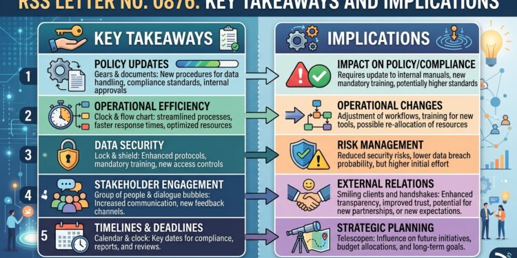 RSS Letter No. 0876: Key Takeaways and Implications